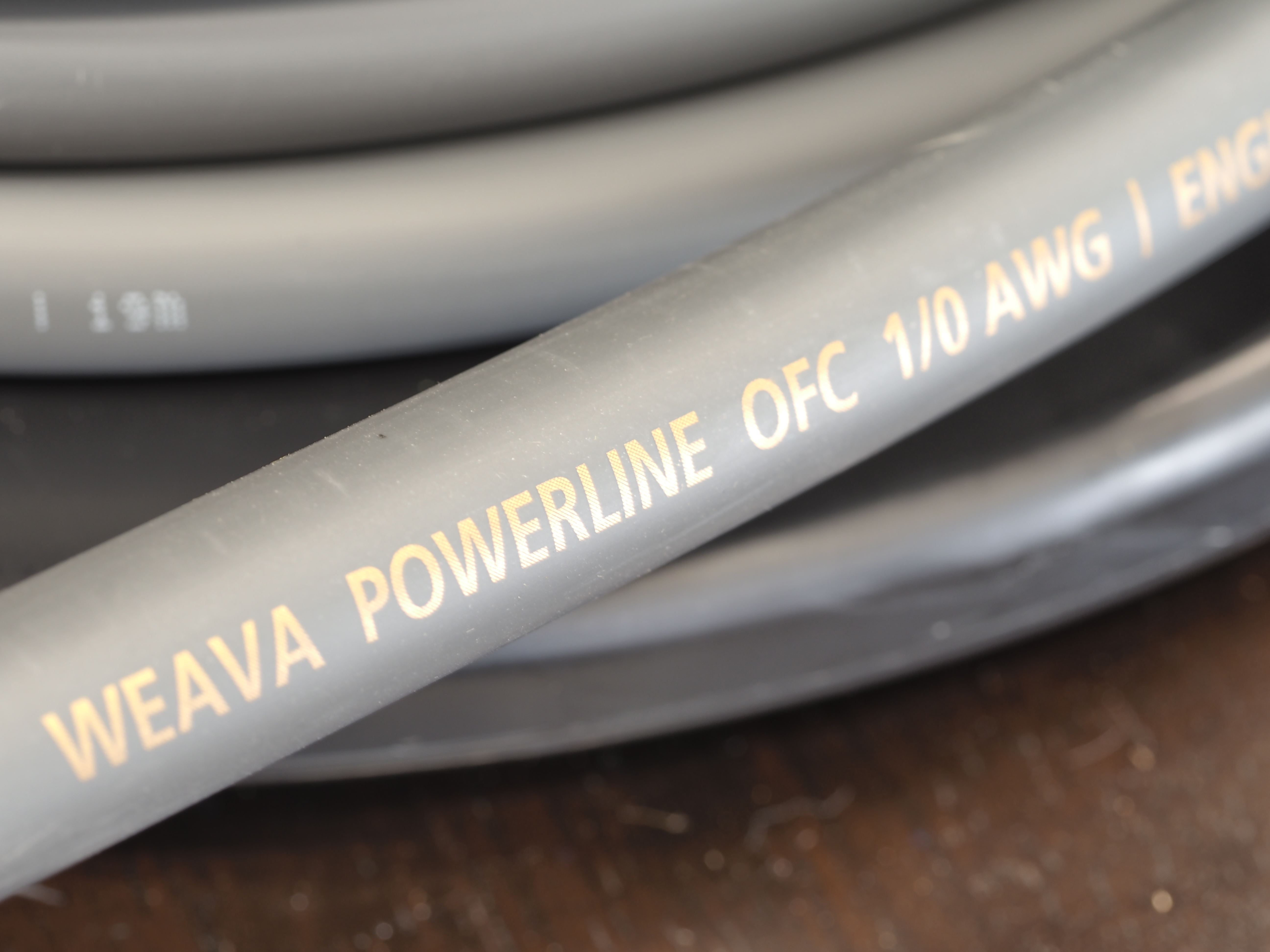 WEAVA Powerline OFC 1/0 AWG (Black Grey)