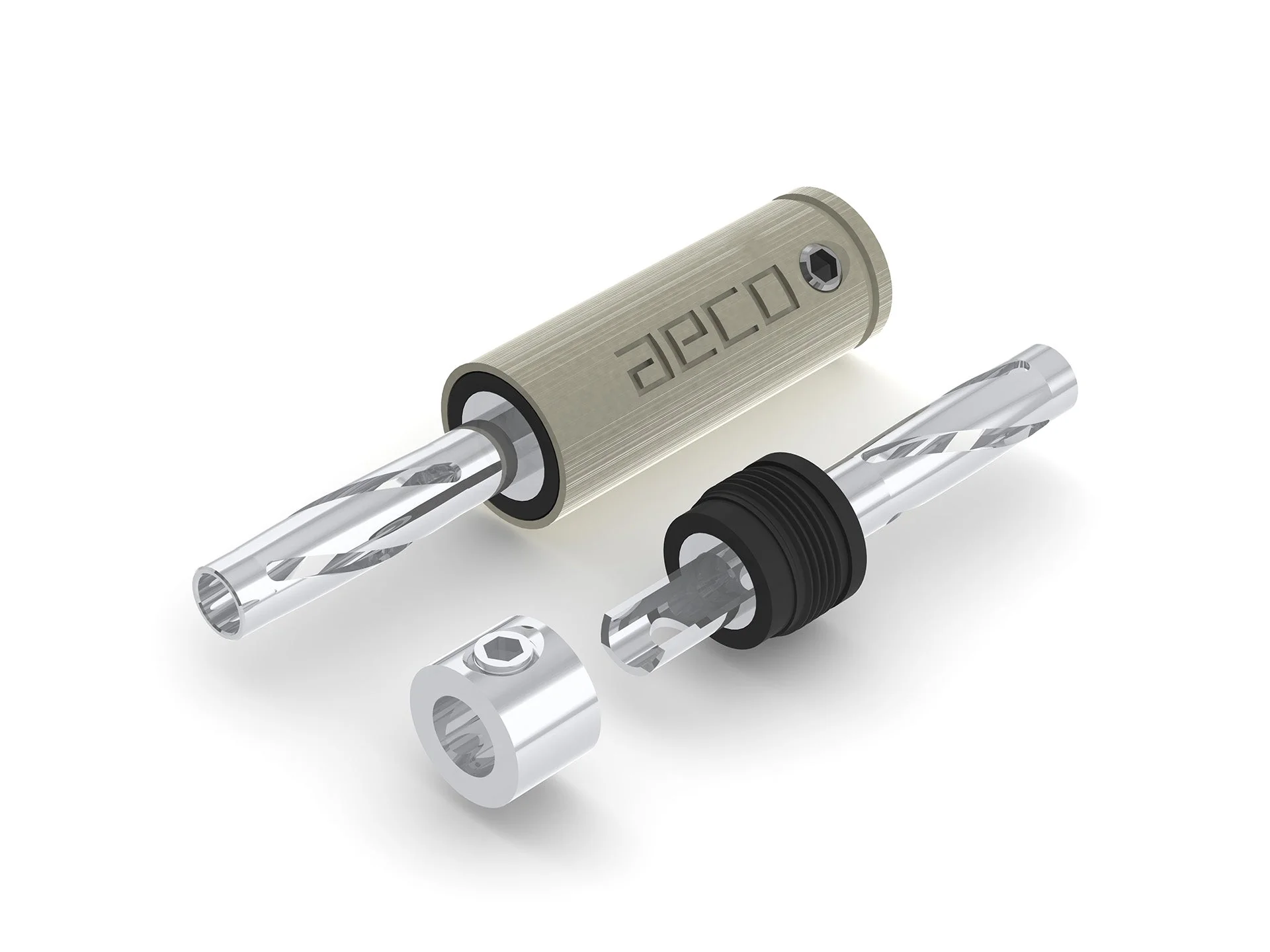 aeco Banana Plug / Silver Plated