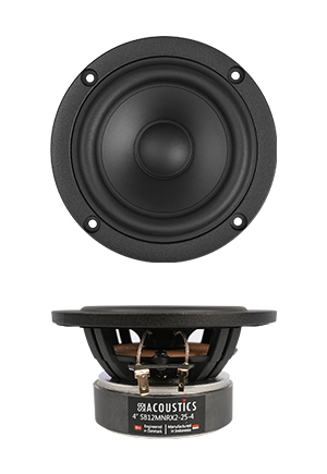 SB Acoustics SB12MNRX2-25-4 4" Woofer
