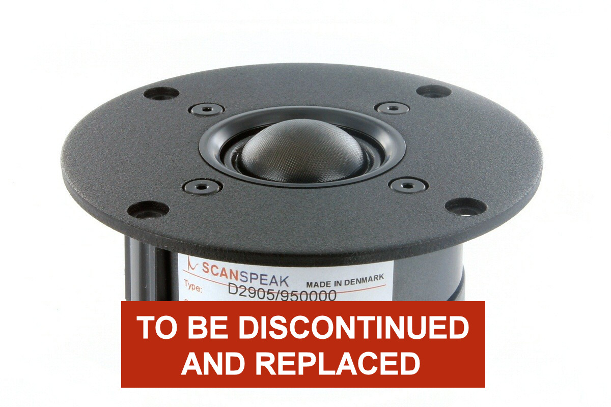 ScanSpeak Classic D2905/950000 1" Dome Tweeter