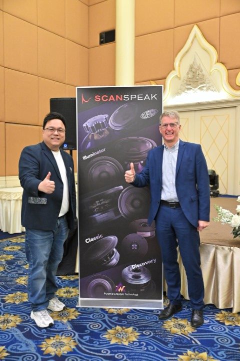 Press release to be the official distributor of ScanSpeak in Thailand.
